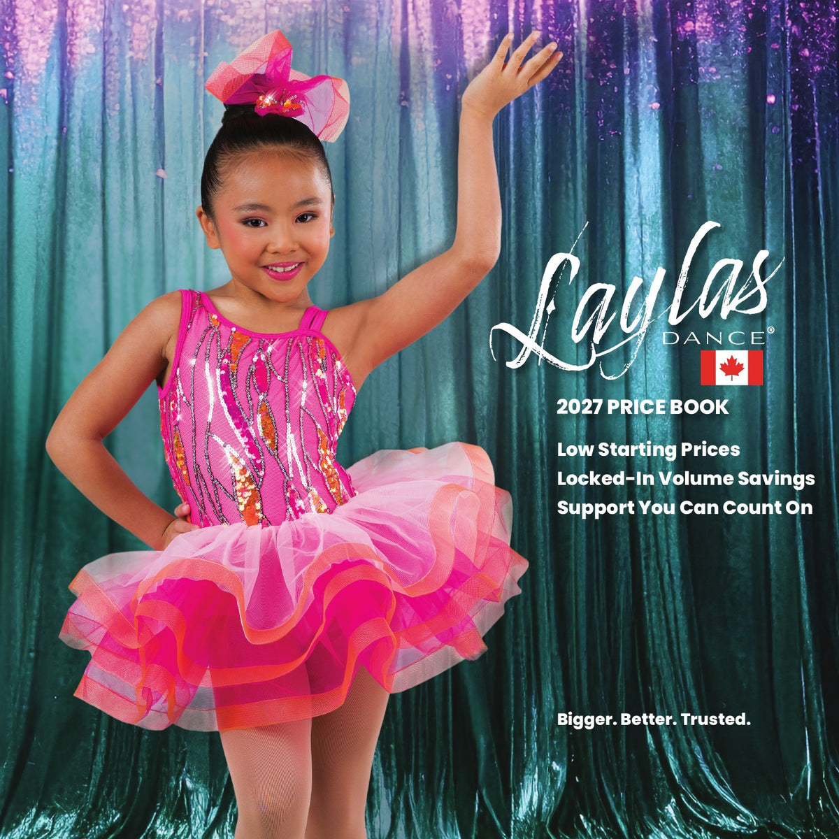 Laylas Dance Canada 2027 price book page 1