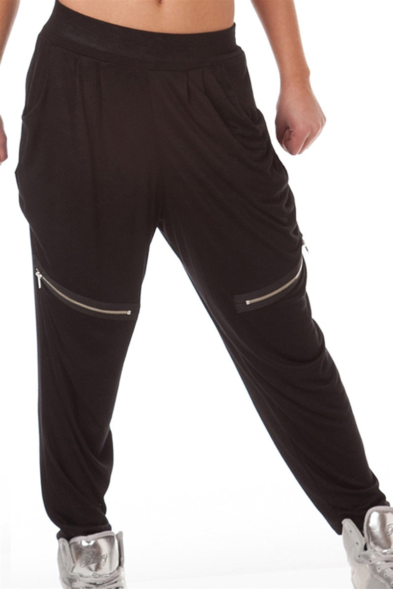 L1189 - Unisex Zipper Harem Pants
