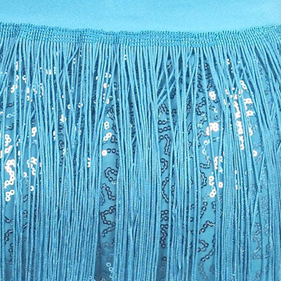 L2731F - Fly Me To The Moon Fringe Skirt