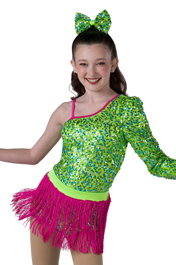 L2887F - Shake It Off Fringe Skirt