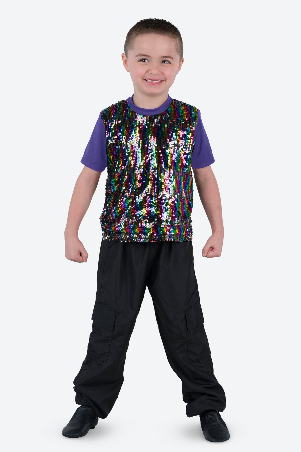 L3564 - MULTI SEQUIN SHIRT