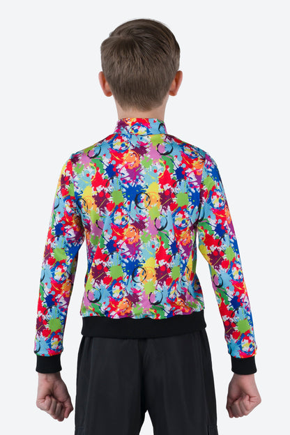 L3569 - SPLATTER PRINT JACKET