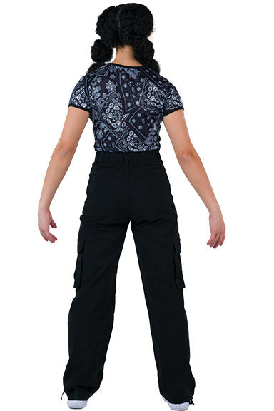 L3247 - Drawstring Crop Top